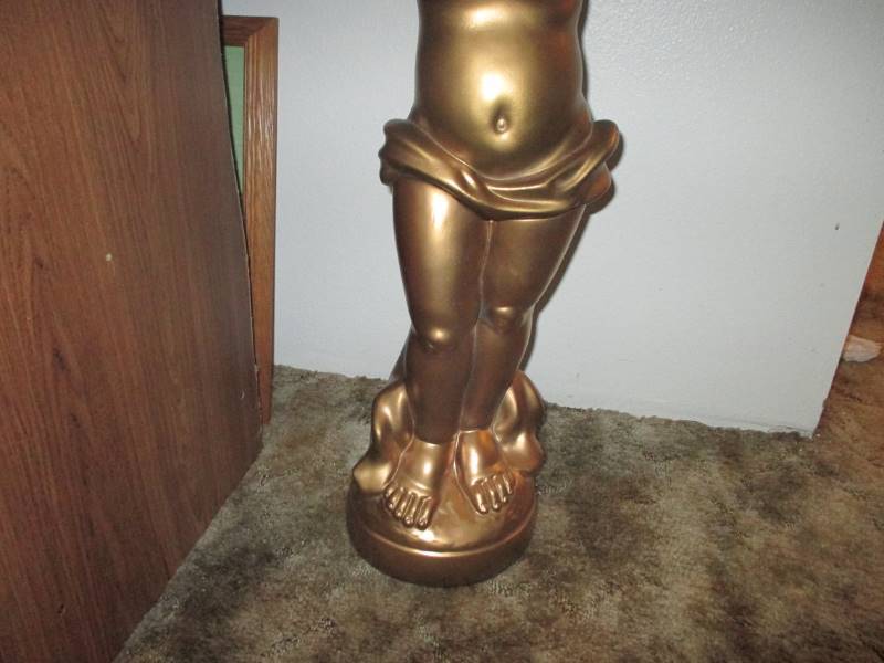 Statue Holding Plate 30 High