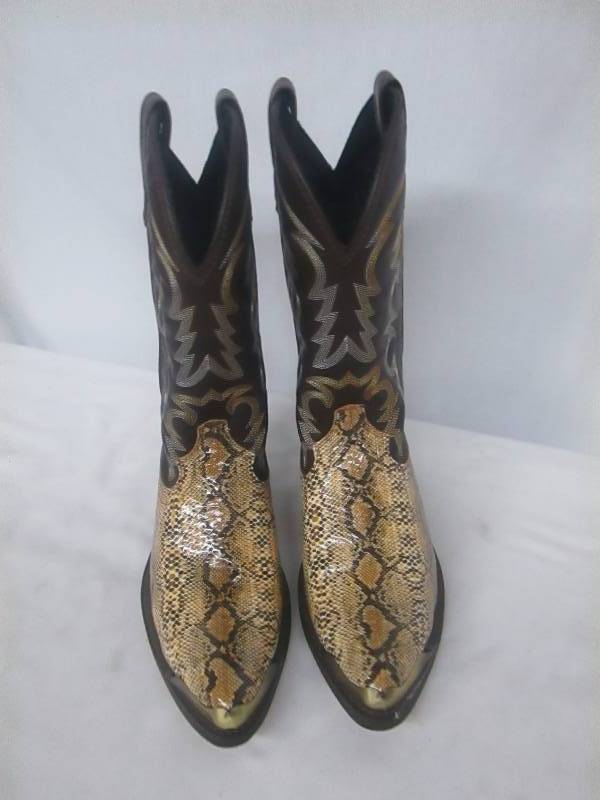 Laredo Mens 12 Snake Print Boot