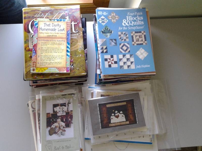 lot 42 image: Quilting Idea Books, Patterns, Related