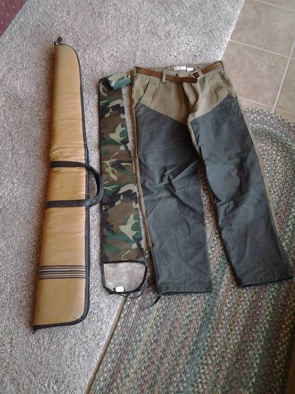 lot 118 image: 2-Gun Cases, Columbia Brand Pants Size 36