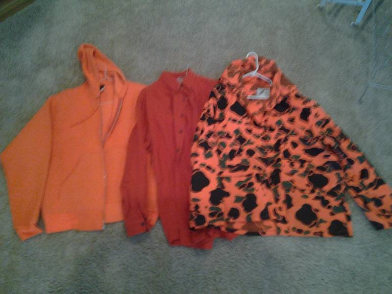 lot 121 image: 2-Hoodies, 1-Shirt (1-Large, 2-XL)
