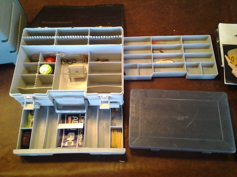 lot 132 image: Flambeau Tackle Box With Misc Contents