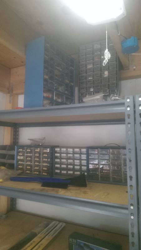 lot 242 image: Small Organizers Of Assorted Hardware