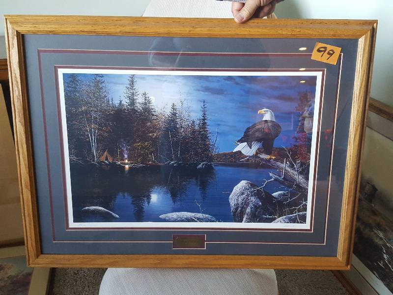 lot 99 image: Jim Hansel Framed Print - Reflections - 31x24