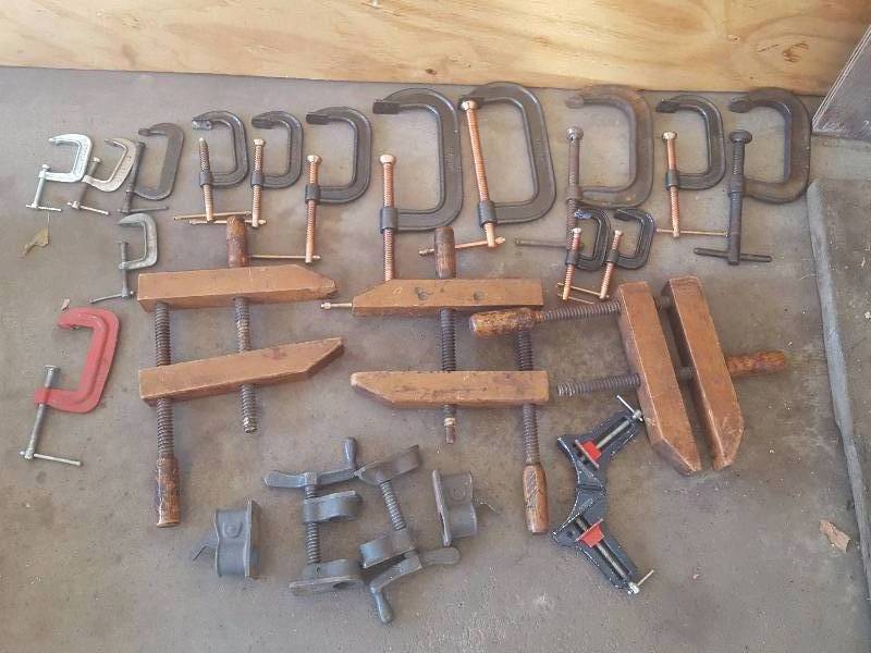 lot 198 image: Large Lot Of Assorted Clamps