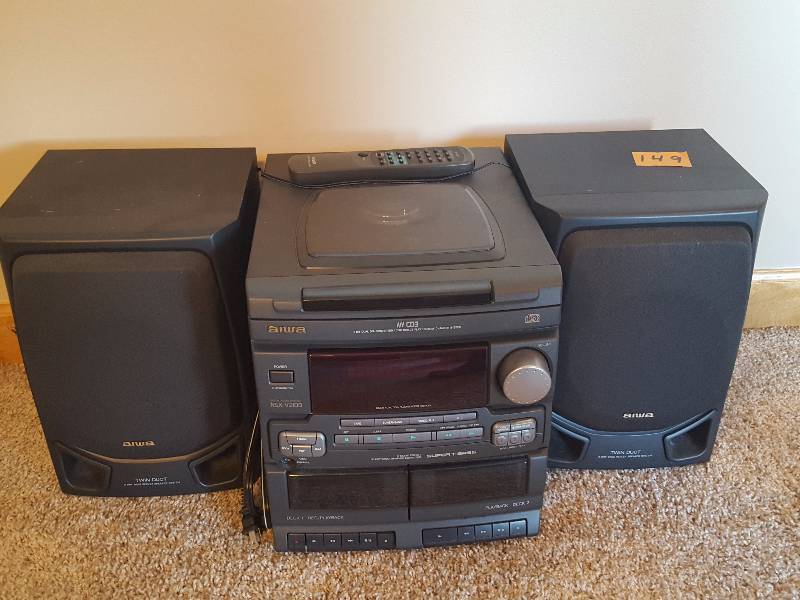 lot 149 image: Aiwa Stereo With Remote Control