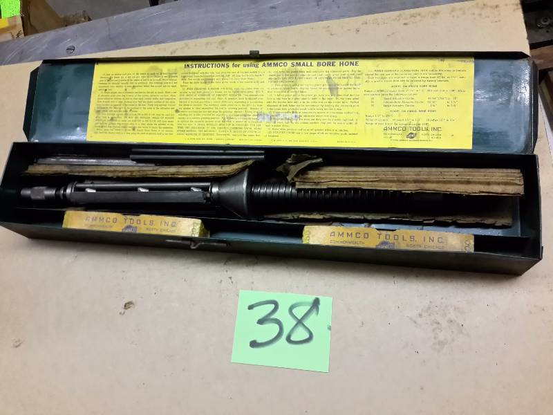 AMMCO Small Bore Hone Set, Model 200 St Paul Machine Shop Equipment