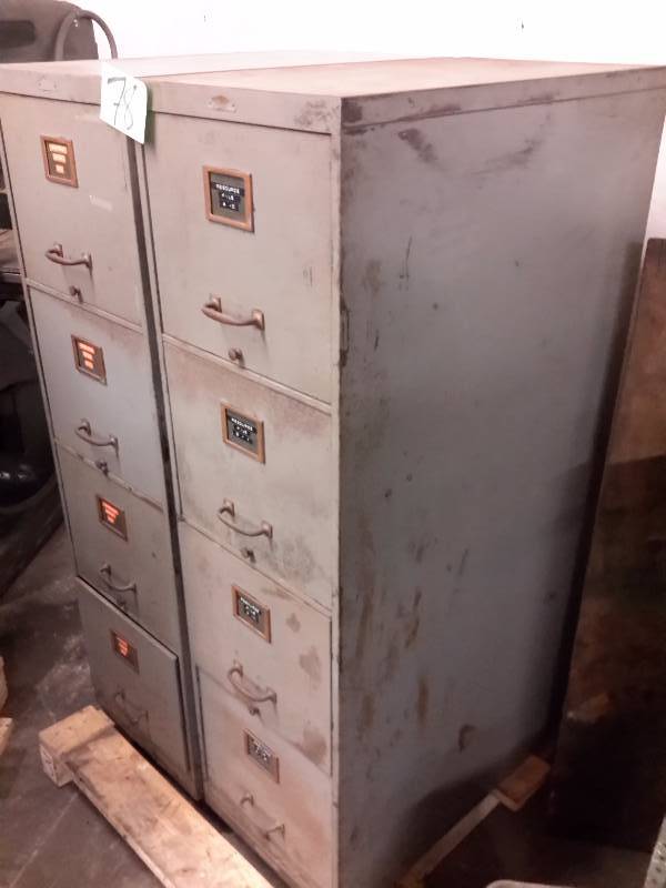 2, Letter size File Cabinets.. Vintage