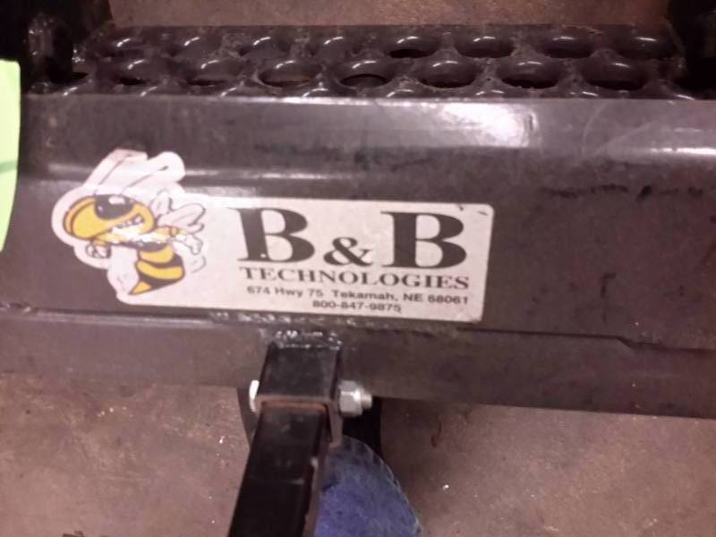 B and B Technologies.. Ride Behind standing cart