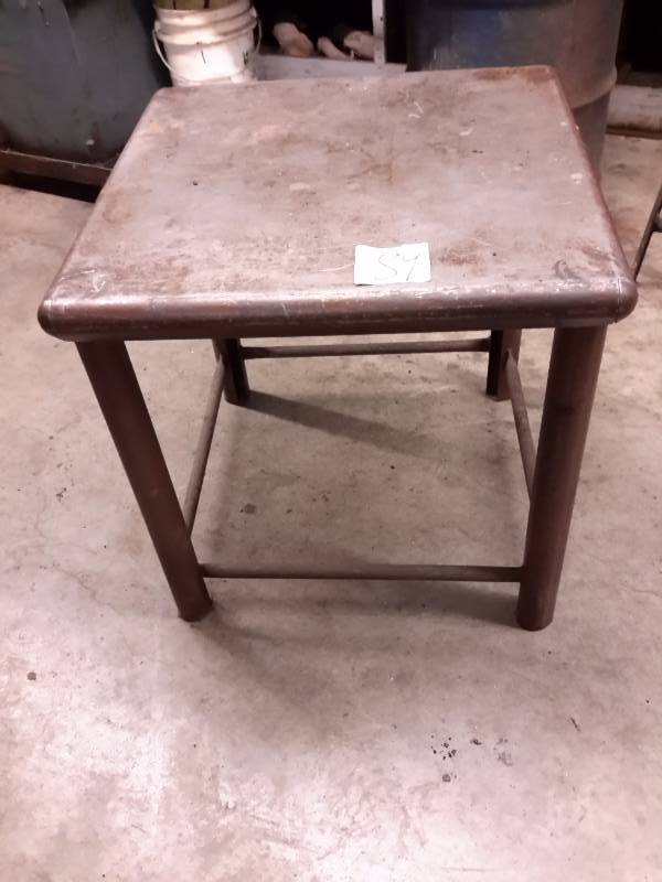 36in x 36in x 26in h SOLID STEEL work table