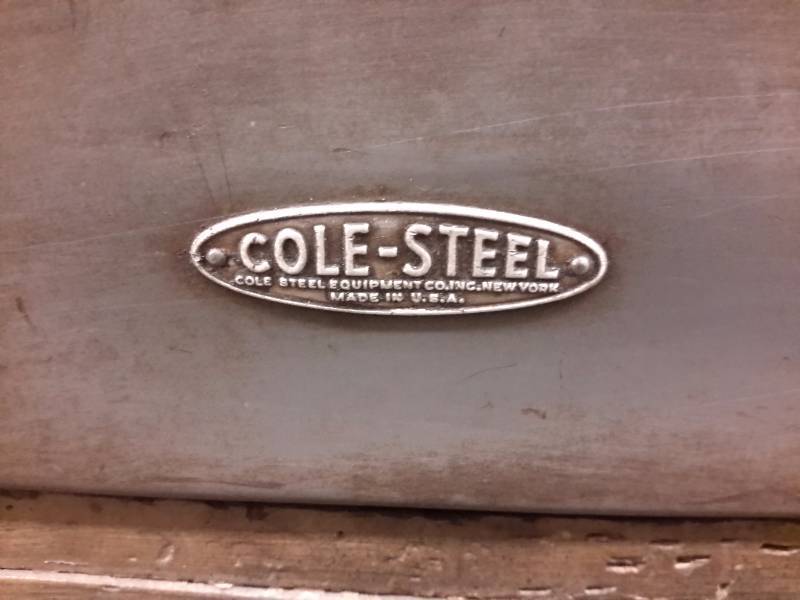 30 DRAWER, COLE STEEL, Metal Drawer unit with contents
