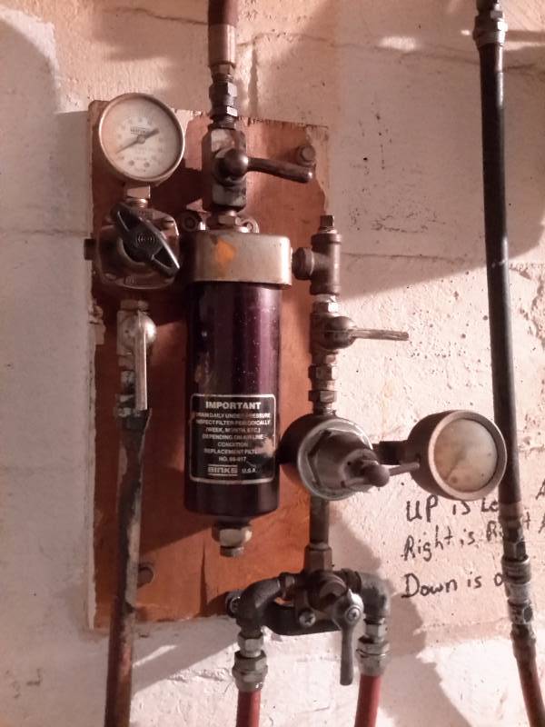 Paint Guns and pressure gauge system..  Binks Brand.  You must remove yourself
