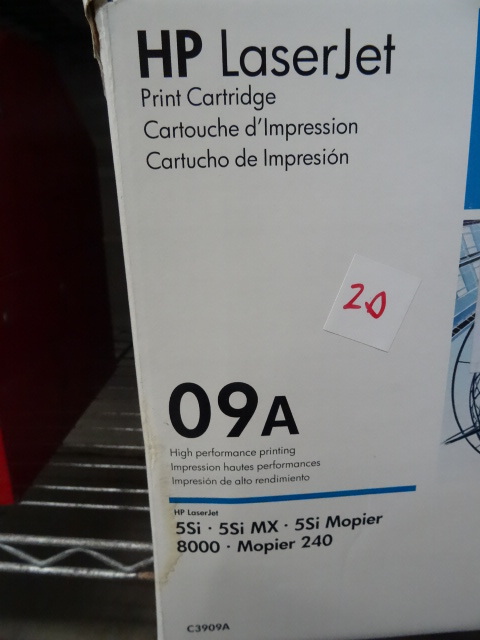lot 20 image: HP Laser Jet Toner Cartridge 55I  09A