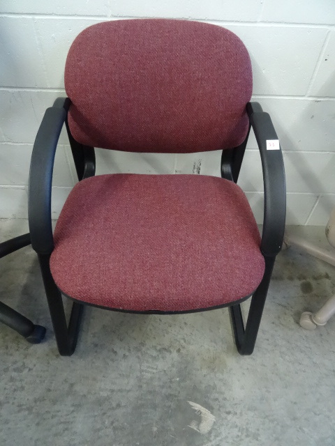 lot 53 image: Metal Framed Side Chair