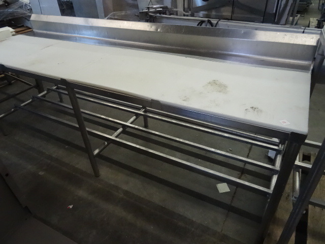 lot 56 image: Stainless Production Table with Cutting