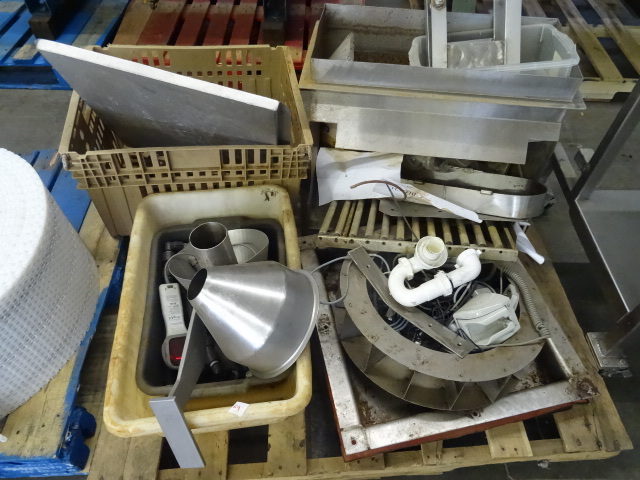 lot 64 image: Bins of Misc Parts. All Metal is Stainless