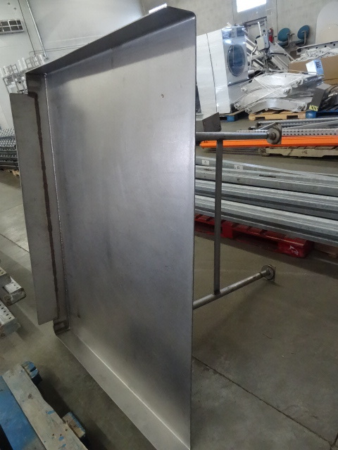 lot 94 image: Stainless Wall Mount Table 42 X 50 X 40