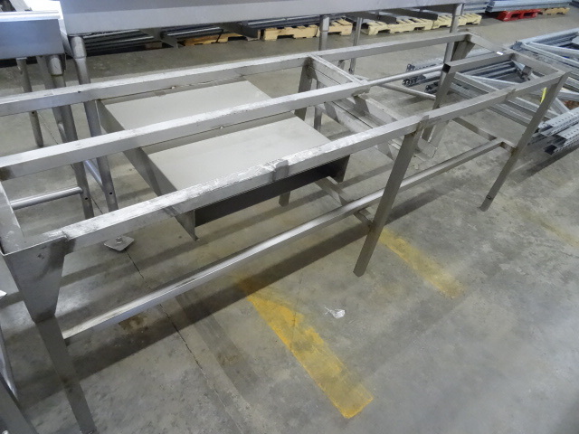 lot 98 image: Stainless Production Table 96 X 24 X 36