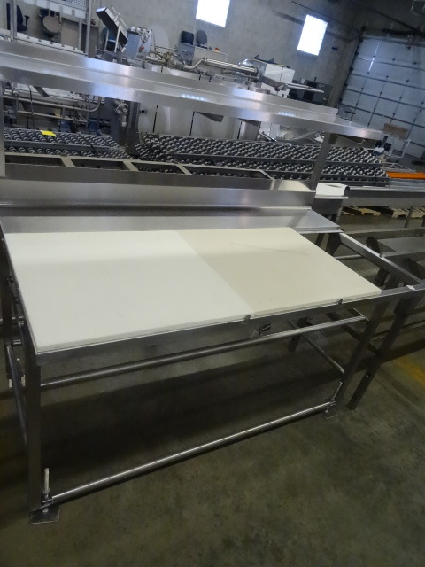 lot 99 image: Stainless Production Table 66 X 36 X 60