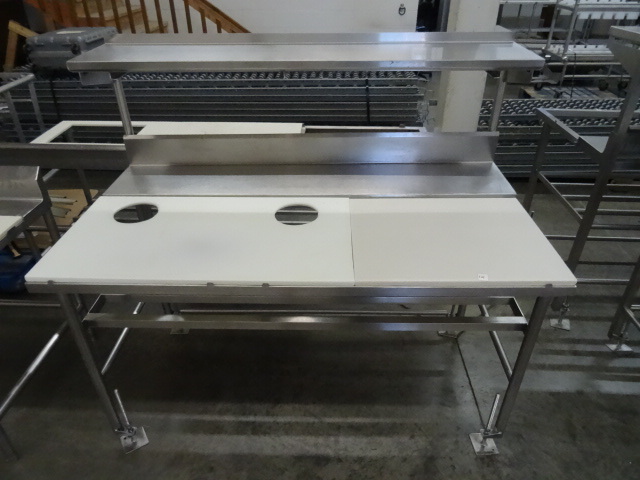 lot 101 image: Stainless Production Table 66 X 36 X 60