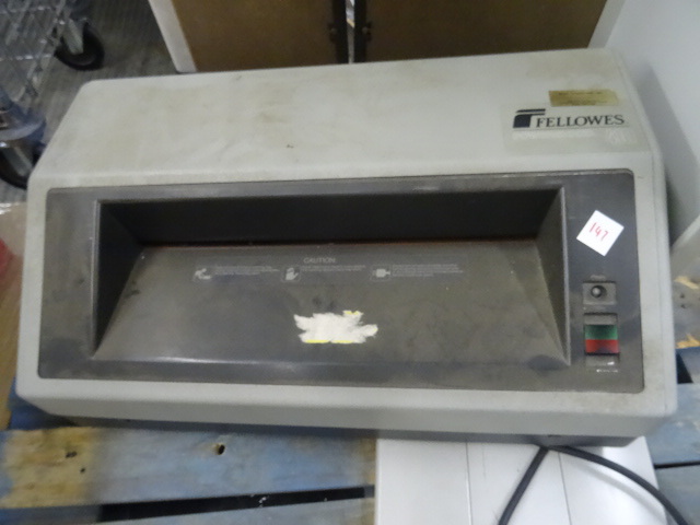 lot 147 image: Fellows Power Shred 410