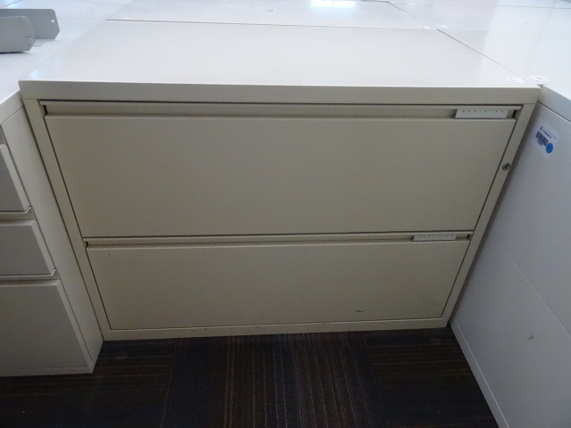 36 metal 2 drawer lateral file