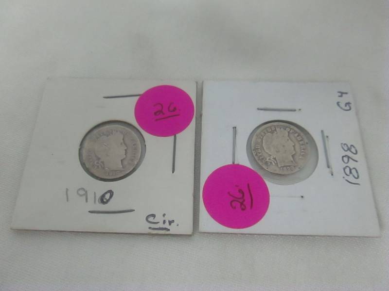 Silver Barber Dimes