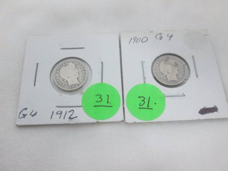 Silver Barber Dimes