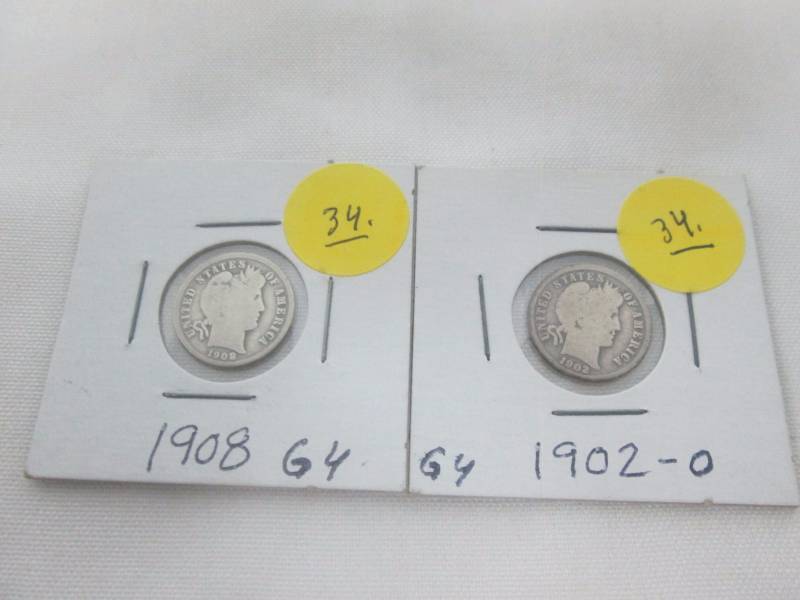 Silver Barber Dimes