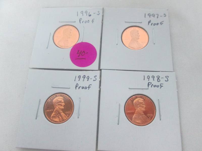 Lincoln Memorial Pennies (All Proofs)