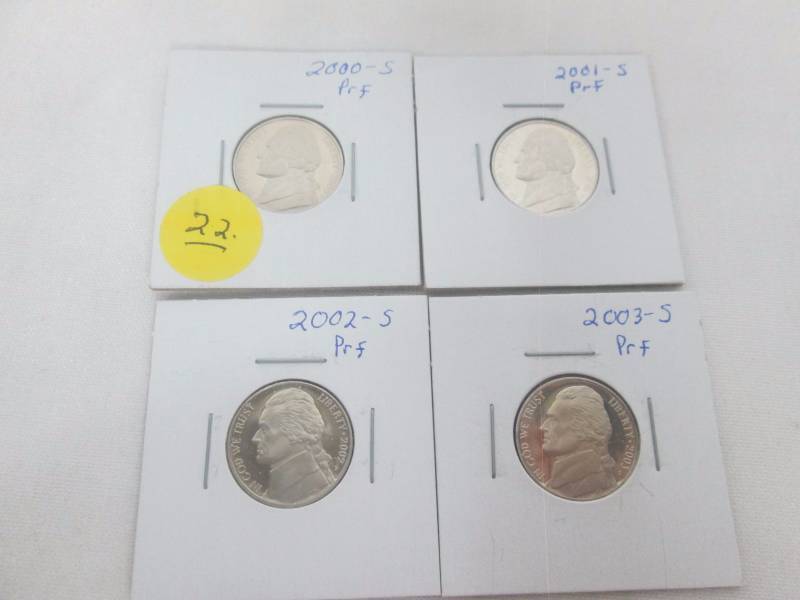 Jefferson Nickels (All Proofs)