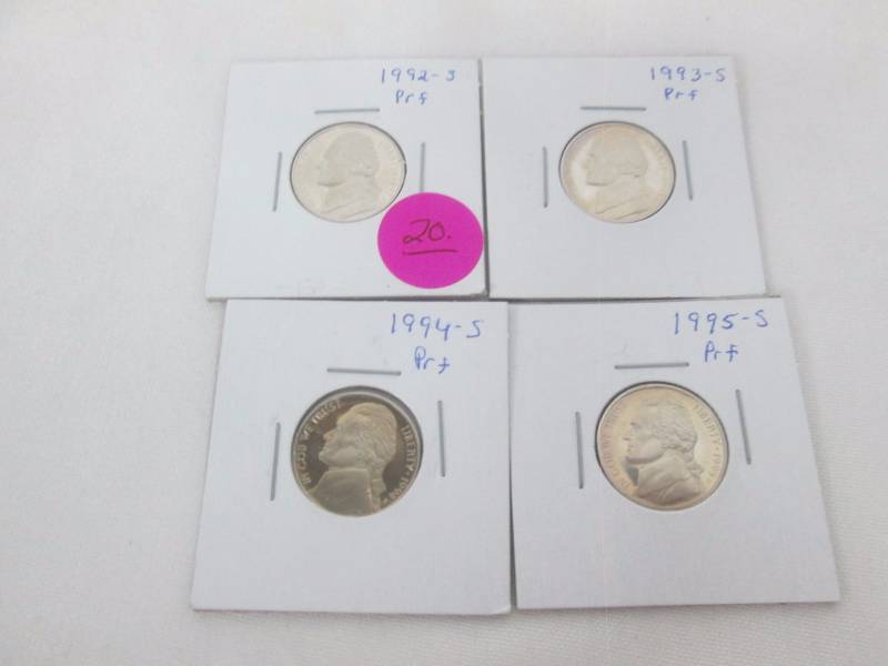 Jefferson Nickels (All Proofs)