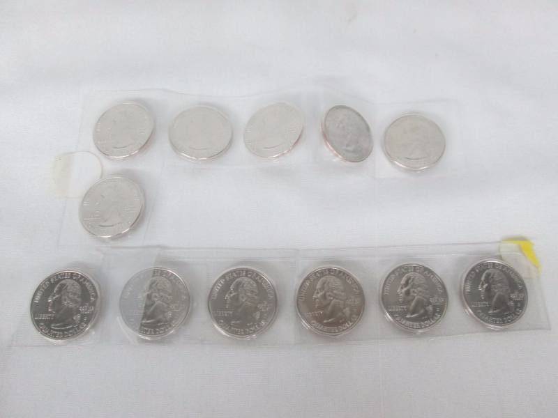 12 - Washington Quarters (DC and Territories)