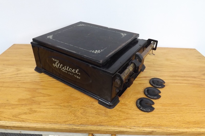 Antique Working Triner Allsteel 80 lb Parcel Post Scale