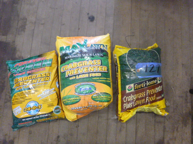 lot 25 image: 3 Bags of Crabgrass Preventer
