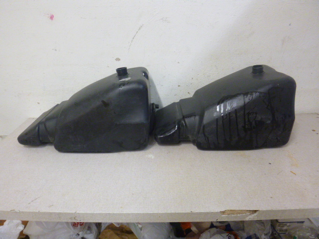 lot 74 image: 2 Snowmobile Gas Tanks