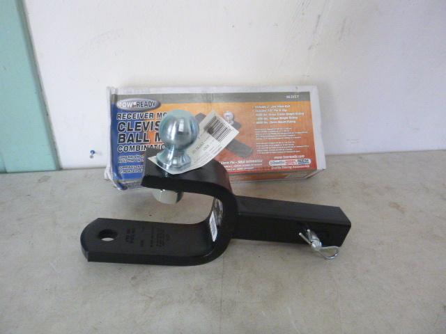 lot 3 image: Tow-Ready Clevis and Ball Mount Receiver Combination