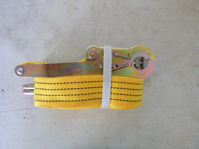 lot 14 image: Ratchet Tie Down with J Hooks