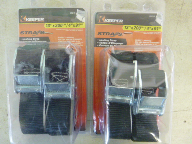 lot 49 image: 2 Packs of Keeper Straps
