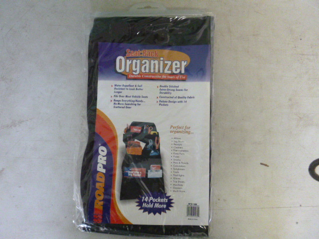 lot 52 image: Road Pro Seat Back Organizer