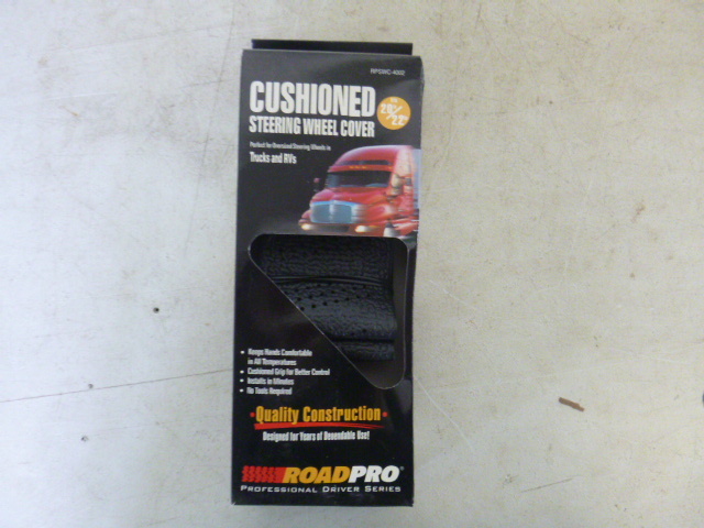 lot 53 image: Road Pro Cushioned Steering Wheel Cover