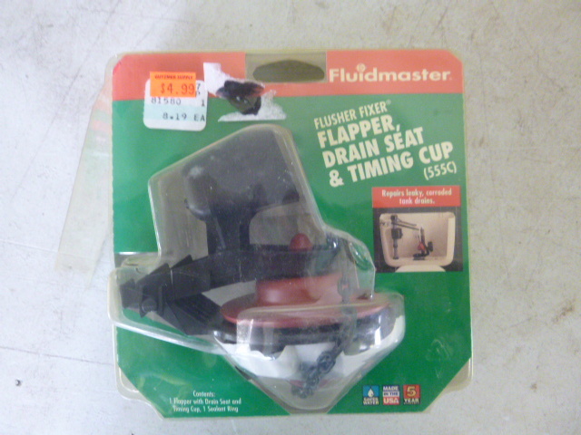lot 90 image: Fluidmaster Flusher Fixer Flapper Drain Seat