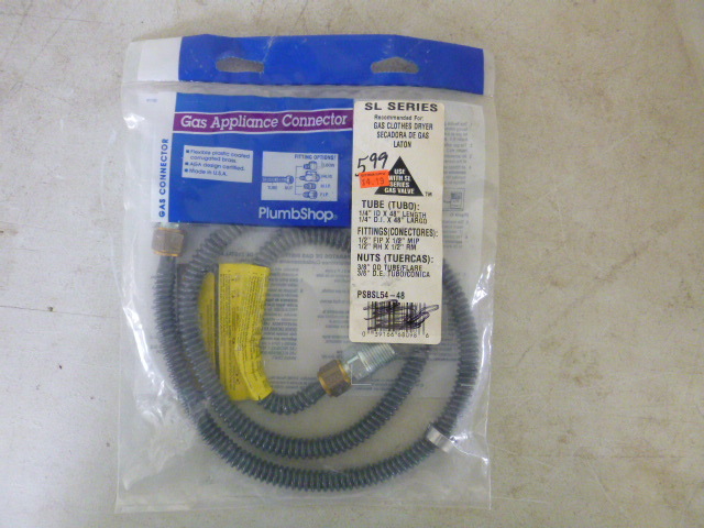 lot 92 image: Gas Clothes Dryer Connector
