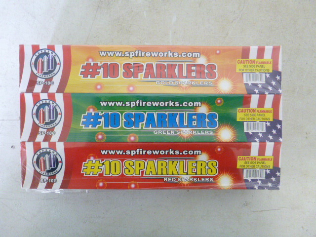 lot 154 image: 12 Packs of #10 Sparklers