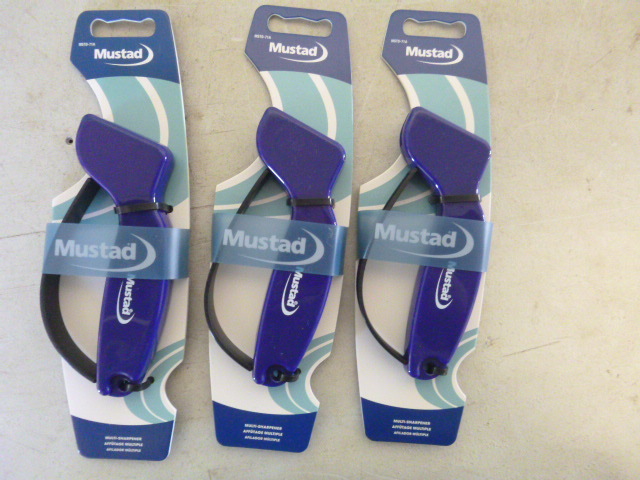 lot 184 image: 3 Mustad Multi-Sharpeners