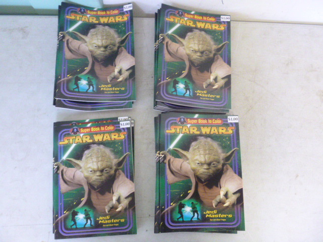 lot 206 image: 19 Star Wars Coloring Books