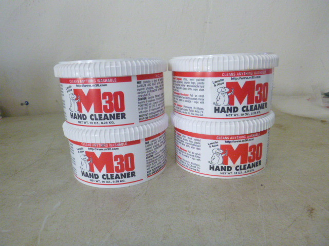 lot 213 image: 4 Tubs of M30 Hand Cleaner