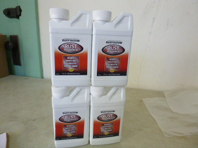 lot 218 image: 4 Bottles of Rust-Oleum Rust Reformer