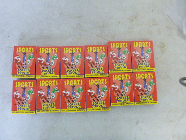 lot 265 image: 12 Packs of Pocket Trivia Cards