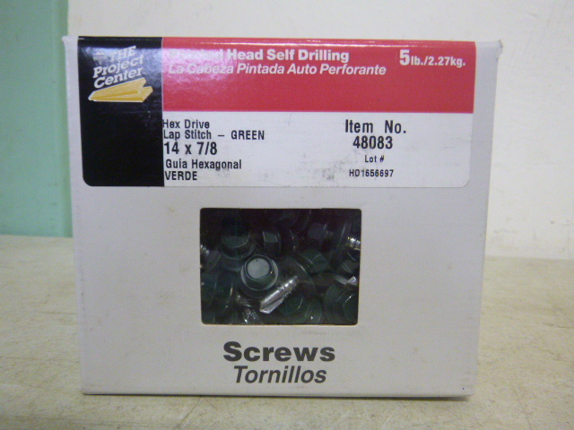 lot 289 image: Green Head Hex Drive Self Tapping Screws